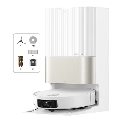Aspirateur robot Dreame X50 Ultra Complete et sa station tout-en-un